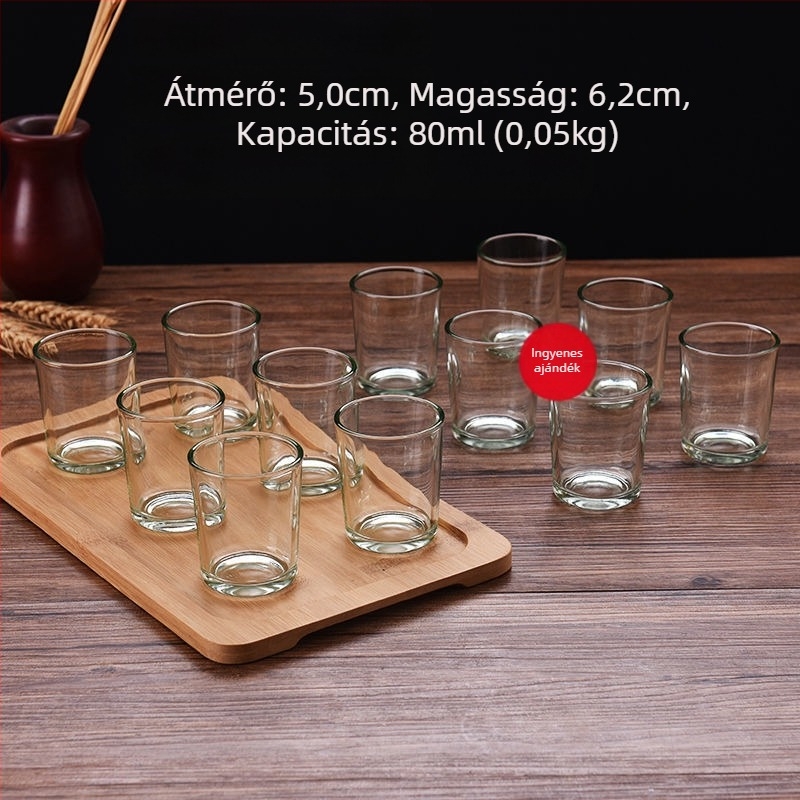 Whiskey glass set, új kínai stílus, kapacitás 1–100 ml, anyag: Egyéb