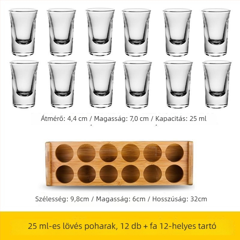 Koktél pohár készlet – szódaszilikát üveg, több mint 10 darab, Új kínai stílus