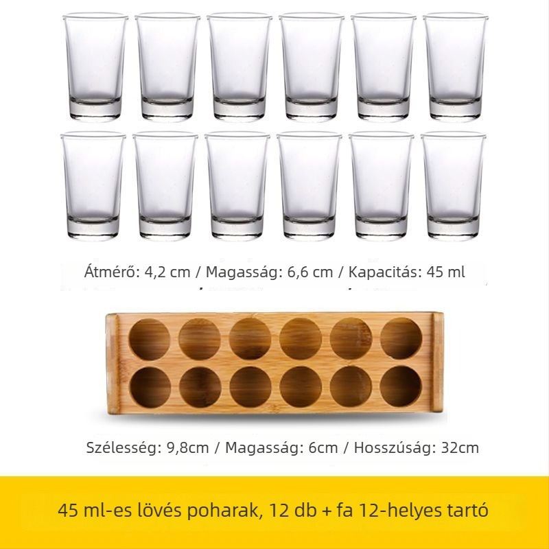 Koktél pohár készlet – szódaszilikát üveg, több mint 10 darab, Új kínai stílus