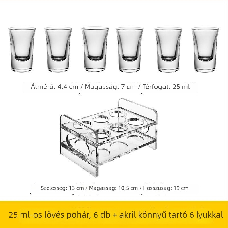 Koktél pohár készlet – szódaszilikát üveg, több mint 10 darab, Új kínai stílus