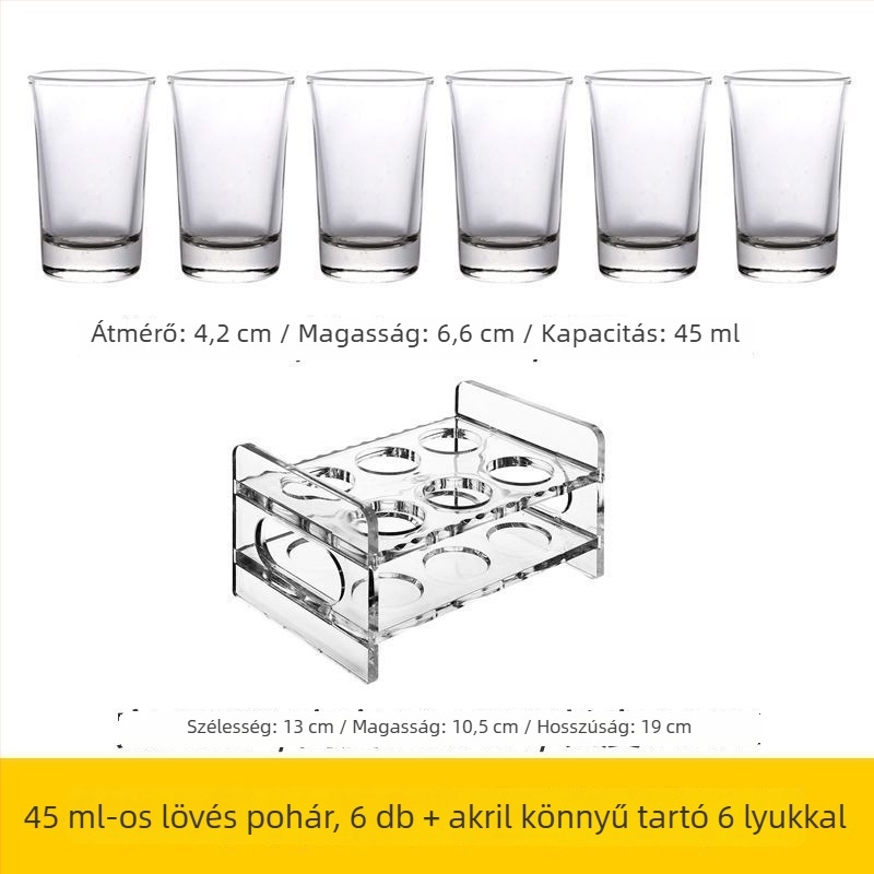 Koktél pohár készlet – szódaszilikát üveg, több mint 10 darab, Új kínai stílus