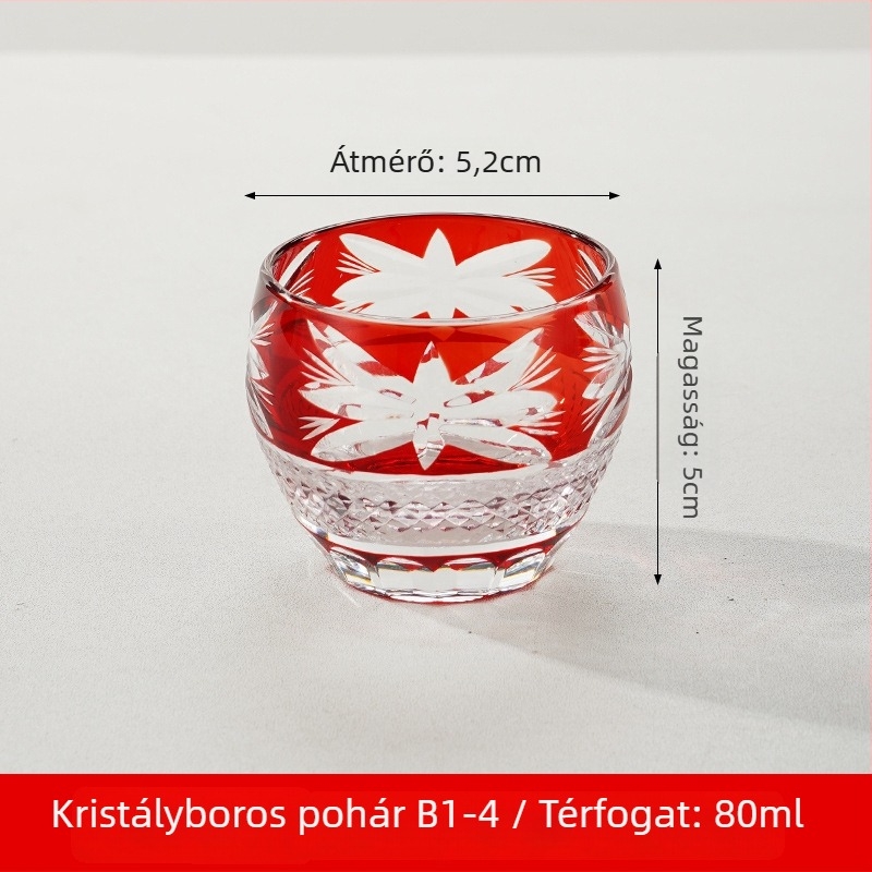 Japán stílusú szaké készlet kristályüvegből, 1–100 ml kapacitás, Tao Chunfang márka