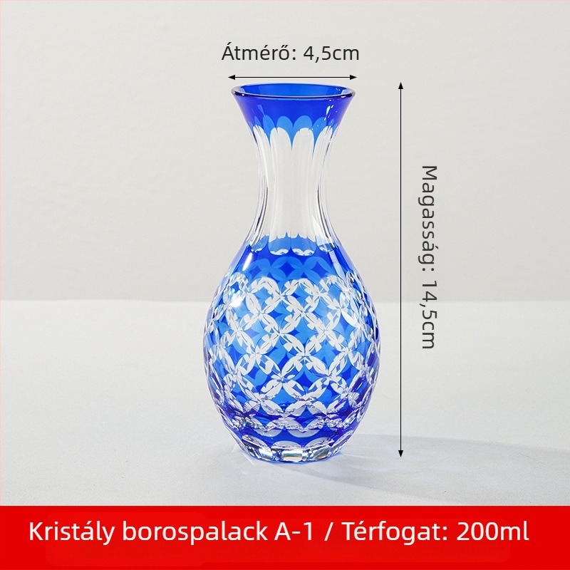 Japán stílusú szaké készlet kristályüvegből, 1–100 ml kapacitás, Tao Chunfang márka