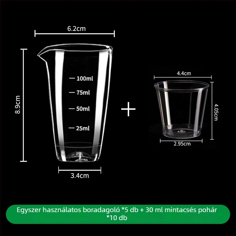 Dekanterkészlet Golden Five Edge – Műanyag, Egy kanna és egy pohár, Egyszerű modern stílus