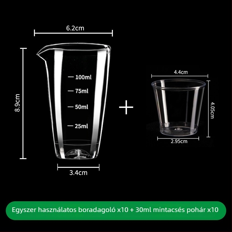 Dekanterkészlet Golden Five Edge – Műanyag, Egy kanna és egy pohár, Egyszerű modern stílus