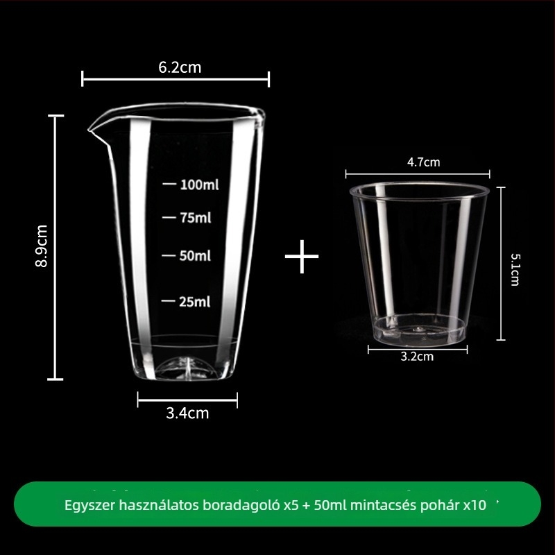 Dekanterkészlet Golden Five Edge – Műanyag, Egy kanna és egy pohár, Egyszerű modern stílus