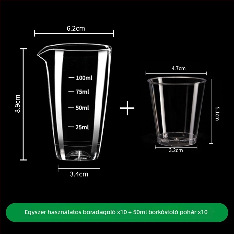 Dekanterkészlet Golden Five Edge – Műanyag, Egy kanna és egy pohár, Egyszerű modern stílus