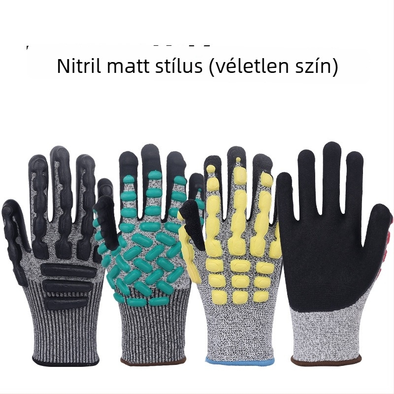 HPPE vágásbiztos védőkesztyűk üveghez, ipari, hentesiparihoz, építkezéshez és halászathoz