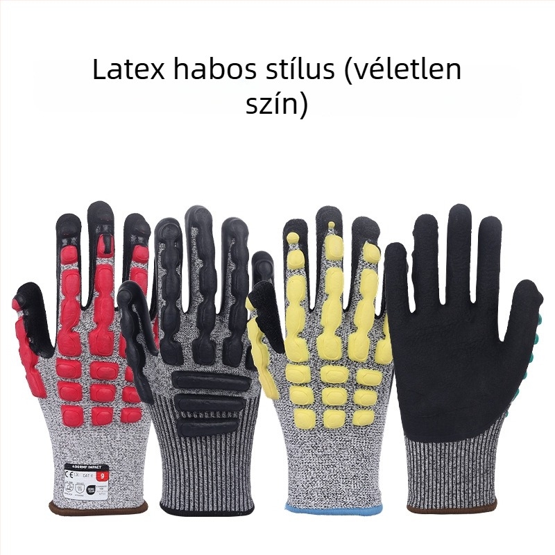 HPPE vágásbiztos védőkesztyűk üveghez, ipari, hentesiparihoz, építkezéshez és halászathoz