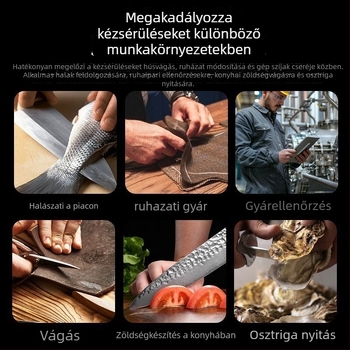 Vágásbiztos kesztyű fém konstrukcióval | Márka: Egyéb | Anyag: Fém | Funkció: Vágás elleni védelem