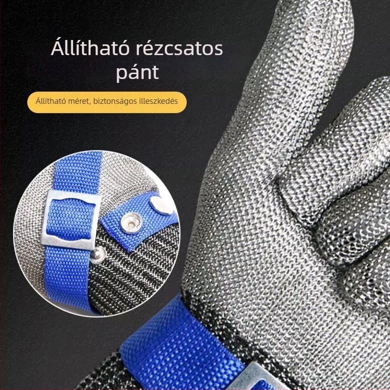 Vágásbiztos kesztyű fém konstrukcióval | Márka: Egyéb | Anyag: Fém | Funkció: Vágás elleni védelem