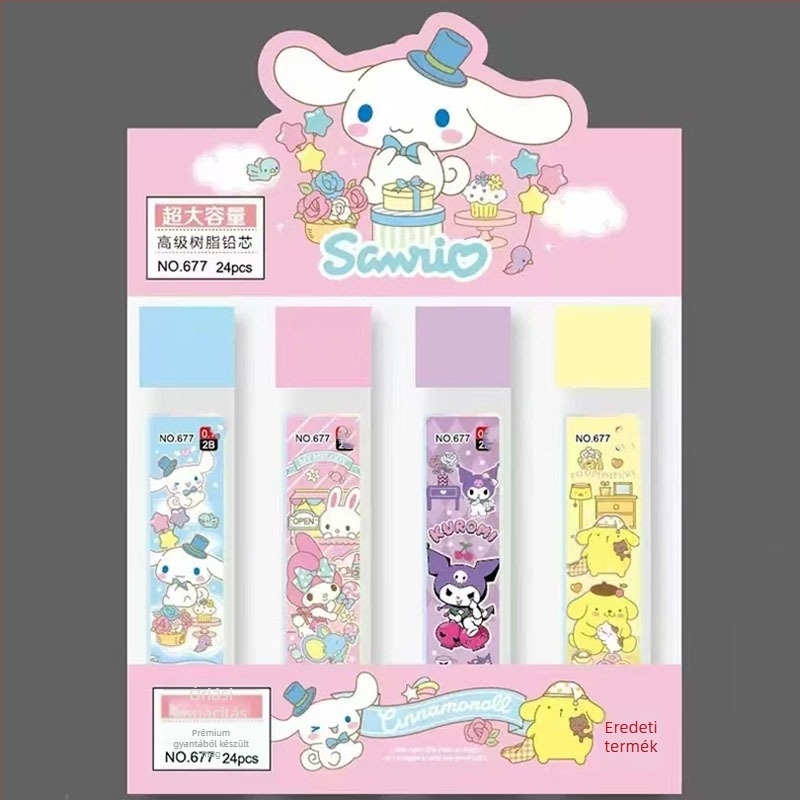 Zhuoer ceruza refill, 0.7 mm, műanyag, modell 611