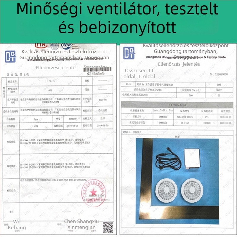USB táplálású deréktáji ventilátor, 4 fokozat, kefés motor, digitális kijelző