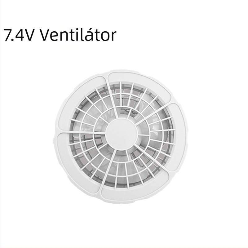 USB táplálású deréktáji ventilátor, 4 fokozat, kefés motor, digitális kijelző