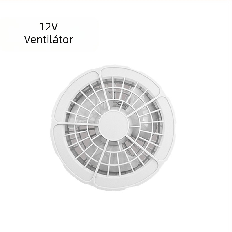 USB táplálású deréktáji ventilátor, 4 fokozat, kefés motor, digitális kijelző