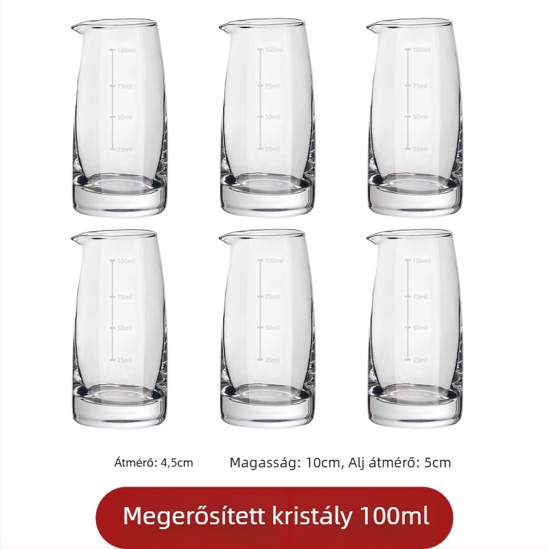 Prémium kristály italos pohár készlet, letisztult modern design, kis méretű poharak otthoni használatra, éttermi adagoló kereskedelmi használatra