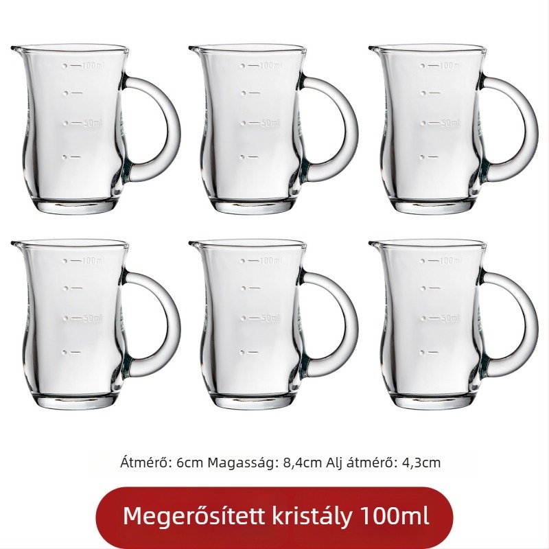 Prémium kristály italos pohár készlet, letisztult modern design, kis méretű poharak otthoni használatra, éttermi adagoló kereskedelmi használatra