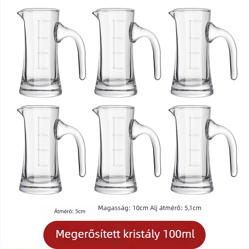 Prémium kristály italos pohár készlet, letisztult modern design, kis méretű poharak otthoni használatra, éttermi adagoló kereskedelmi használatra
