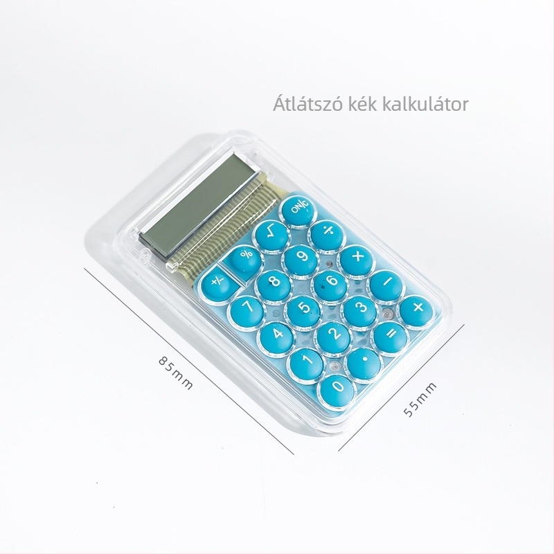 Sárgarépa témájú hordozható, csendes számológép általános iskolásoknak, 12 számjegy kijelző, AA elemre működik.