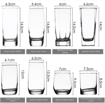 Üveg whiskypohár logóval, modern minimalista stílus, színes dobozos csomagolás