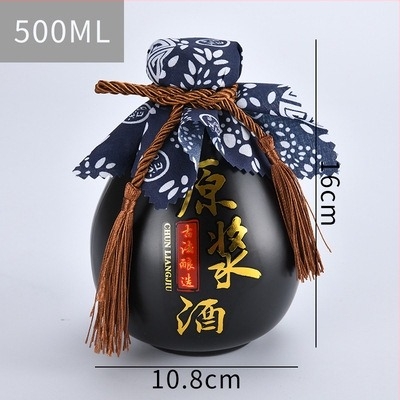 Yaojing kerámia likőrös üveg — retro stílusú, könnyű luxus, zárt kézi hordozható borosüveg, egyedi kiszerelés, kiváló minőség