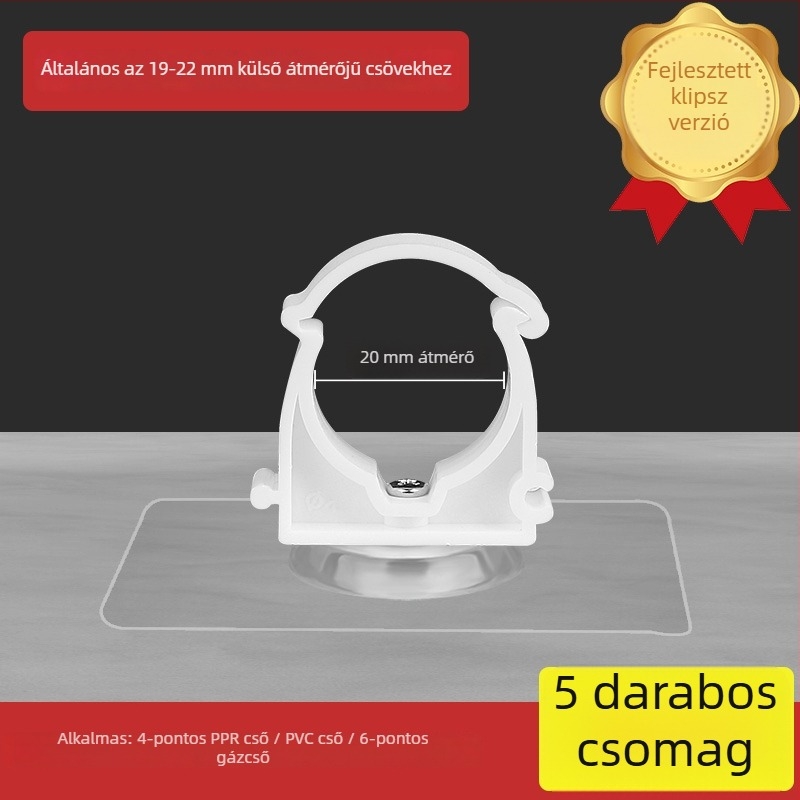 Fúrás nélküli vízcsőrögzítő klip PPR csövekhez, U-formájú falra szerelhető csőtartó gáznak és vízvezetéknek; Típus: Egyéb; Alkalmazási terület: Egyéb; Márka: Egyéb