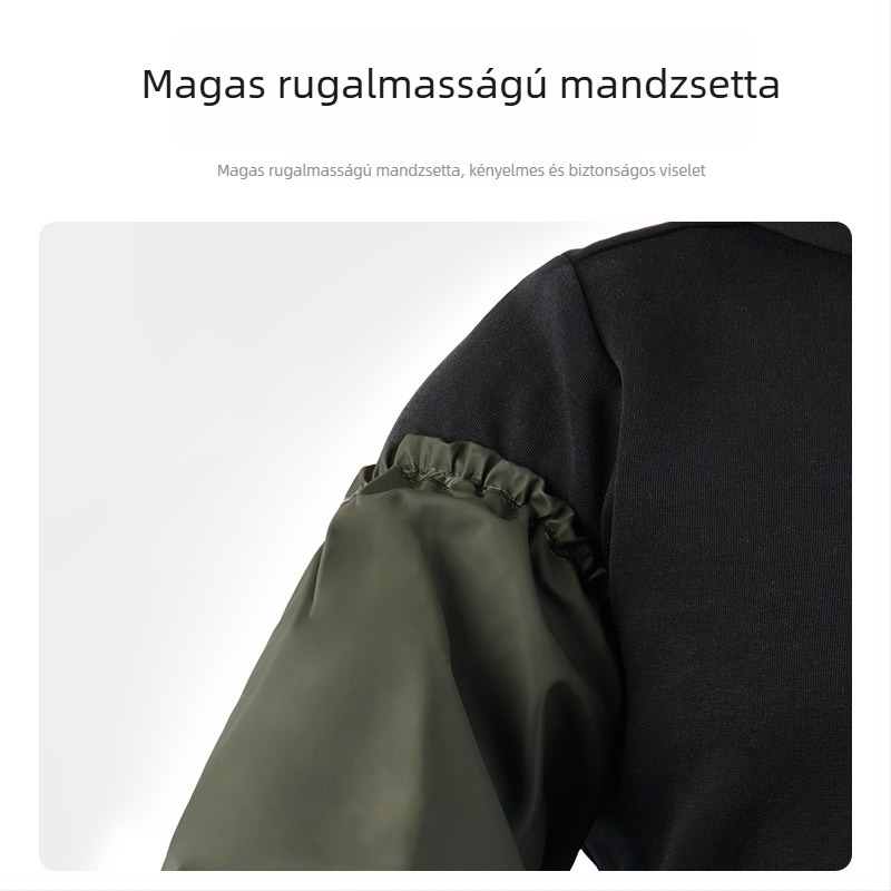 PVC vízálló munka kesztyű velúr béléssel – olajálló, csúszásmentes, perforáció‑ és átszúrásálló