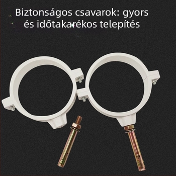 Rozsdamentes acél csőbilincs lapos farokkal a csatornázáshoz — Yu Ye