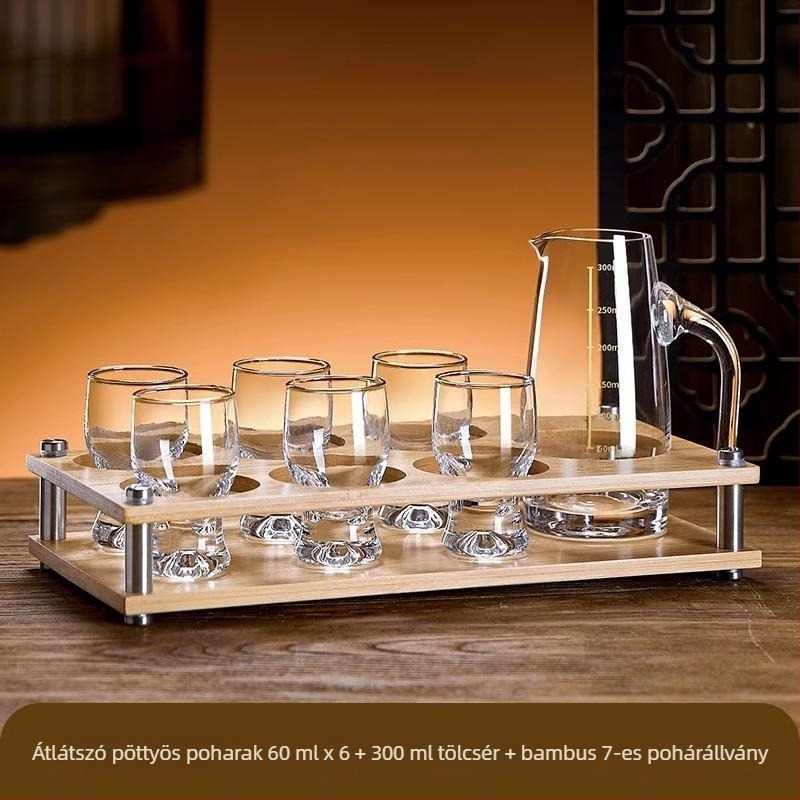 Műanyag borospohár, modern minimalist stílus, modell 65456512