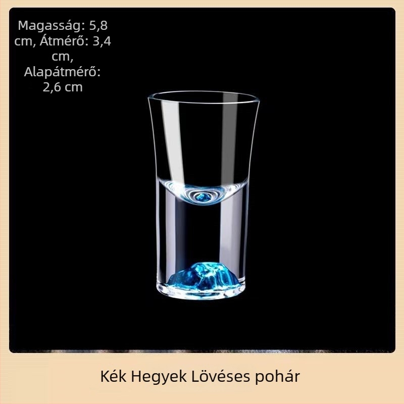 Kristály üveg boros pohár készlet – Weimu márka, kapacitás 1-100 ml, nemzeti trend stílus, logóval ellátva