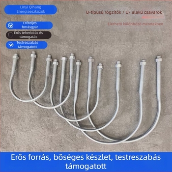 U alakú rögzítő csat elektromos oszlopokhoz, villamos mérnöki alkalmazás, márka Egyéb