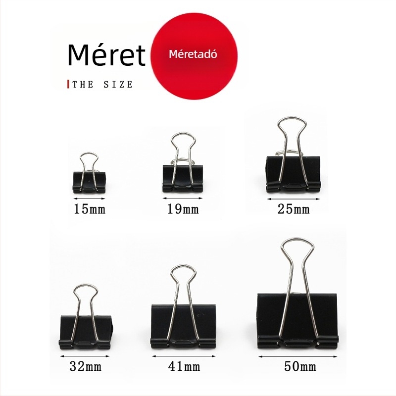 Pénztárca – dovetail csipesz, Dokumentumok rendező, Fém, Márka M&G