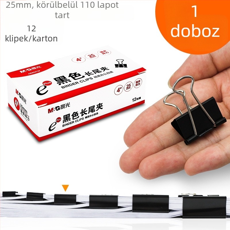 Pénztárca – dovetail csipesz, Dokumentumok rendező, Fém, Márka M&G