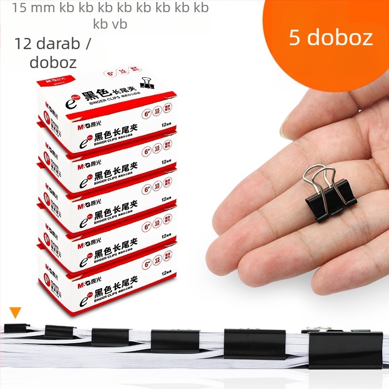 Pénztárca – dovetail csipesz, Dokumentumok rendező, Fém, Márka M&G