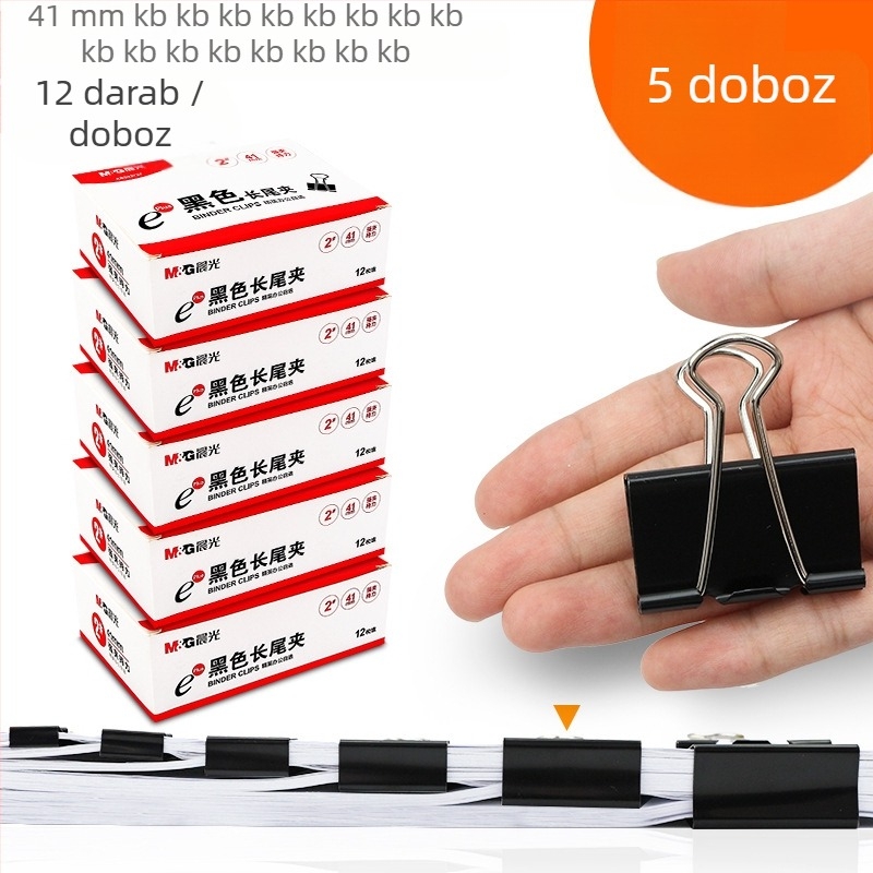 Pénztárca – dovetail csipesz, Dokumentumok rendező, Fém, Márka M&G