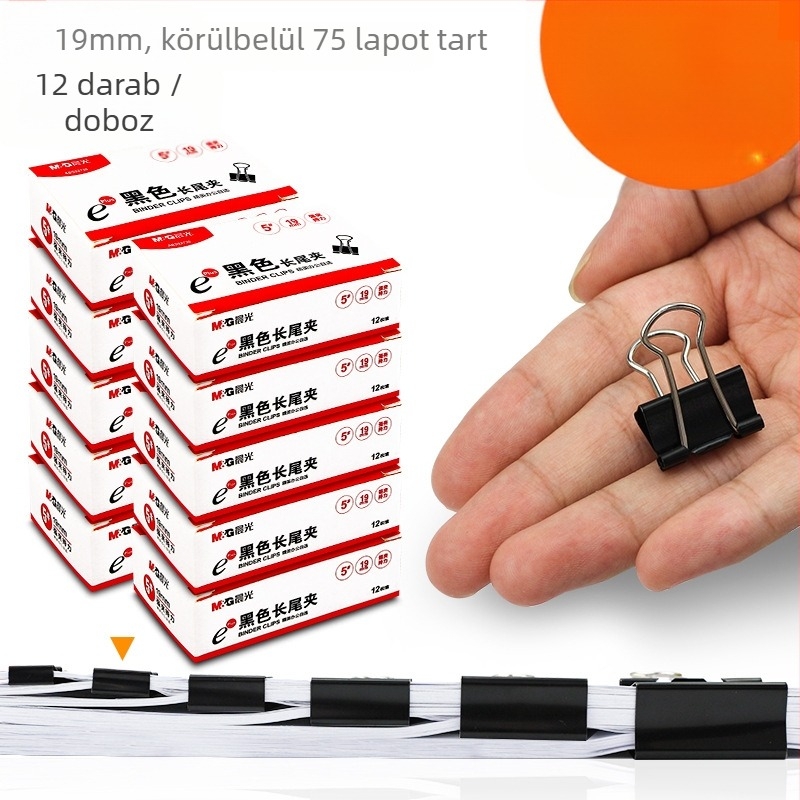 Pénztárca – dovetail csipesz, Dokumentumok rendező, Fém, Márka M&G