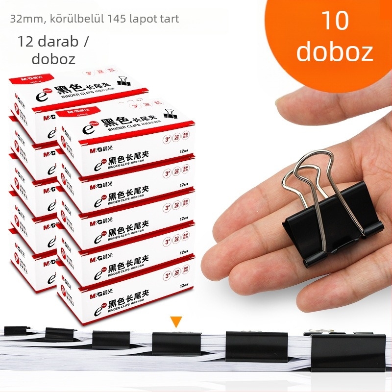 Pénztárca – dovetail csipesz, Dokumentumok rendező, Fém, Márka M&G