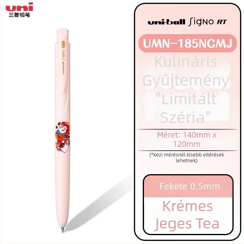Uni Mitsubishi UMN-155 zselés toll, víz alapú tinta, 0,38 mm hegy, nem törölhető