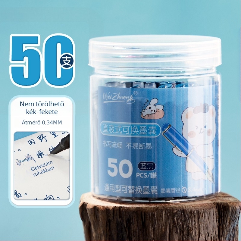 Weizhuang tolltinta-töltő, műanyag; dobozos csomagolás; tolltartó csere tintazsákhoz