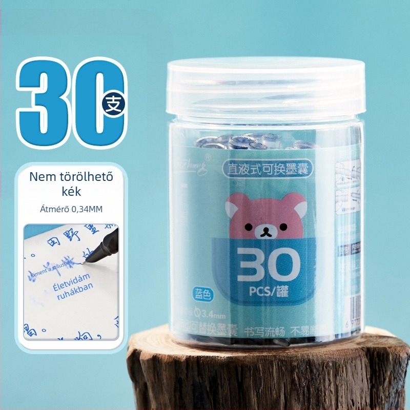 Weizhuang tolltinta-töltő, műanyag; dobozos csomagolás; tolltartó csere tintazsákhoz