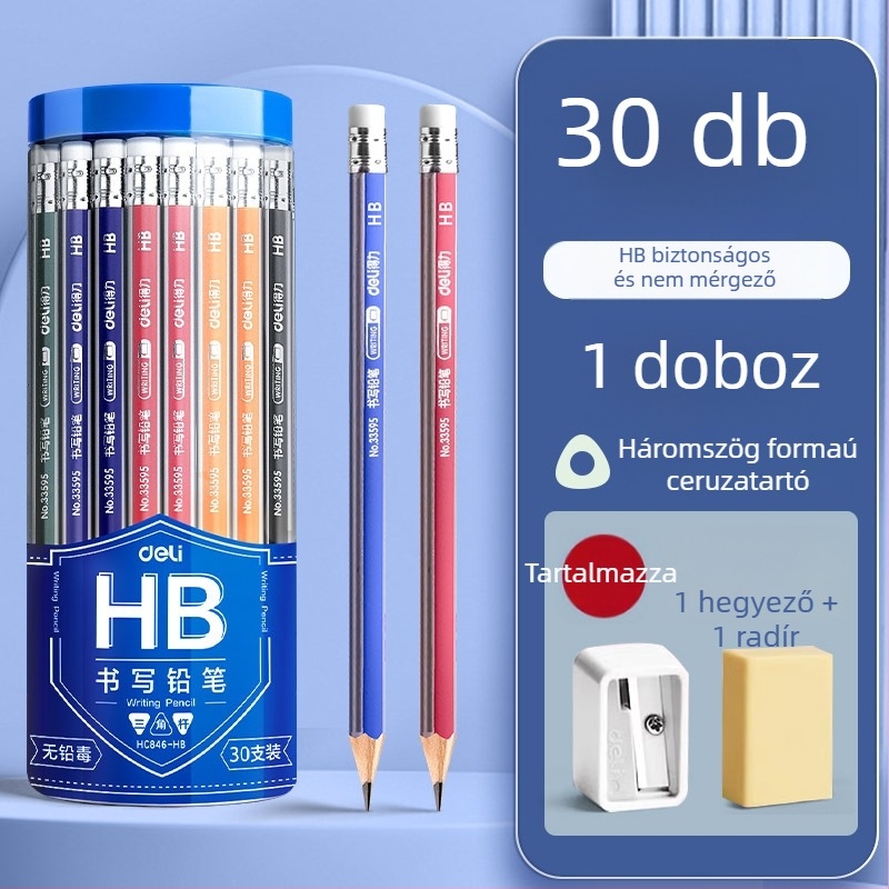 Deli kerek fa ceruza 2B óvodások számára