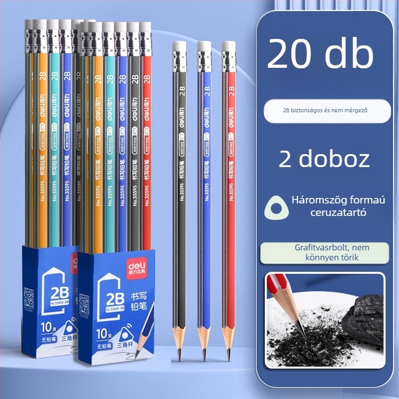 Deli kerek fa ceruza 2B óvodások számára
