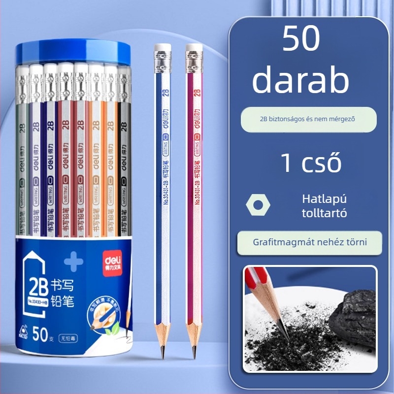 Deli kerek fa ceruza 2B óvodások számára