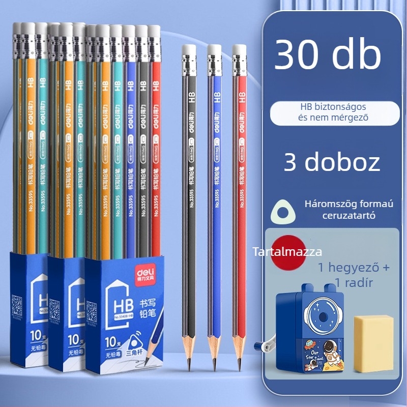 Deli kerek fa ceruza 2B óvodások számára