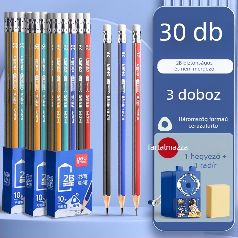 Deli kerek fa ceruza 2B óvodások számára