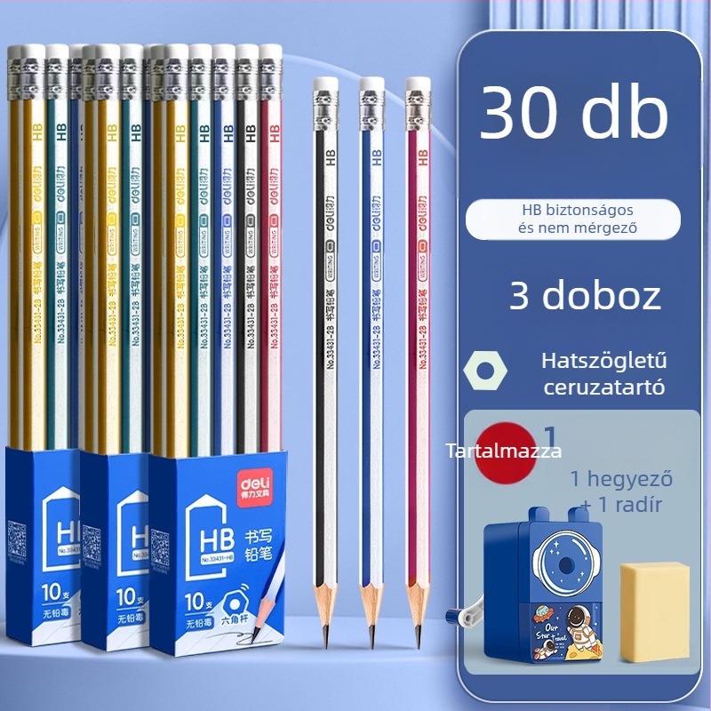 Deli kerek fa ceruza 2B óvodások számára