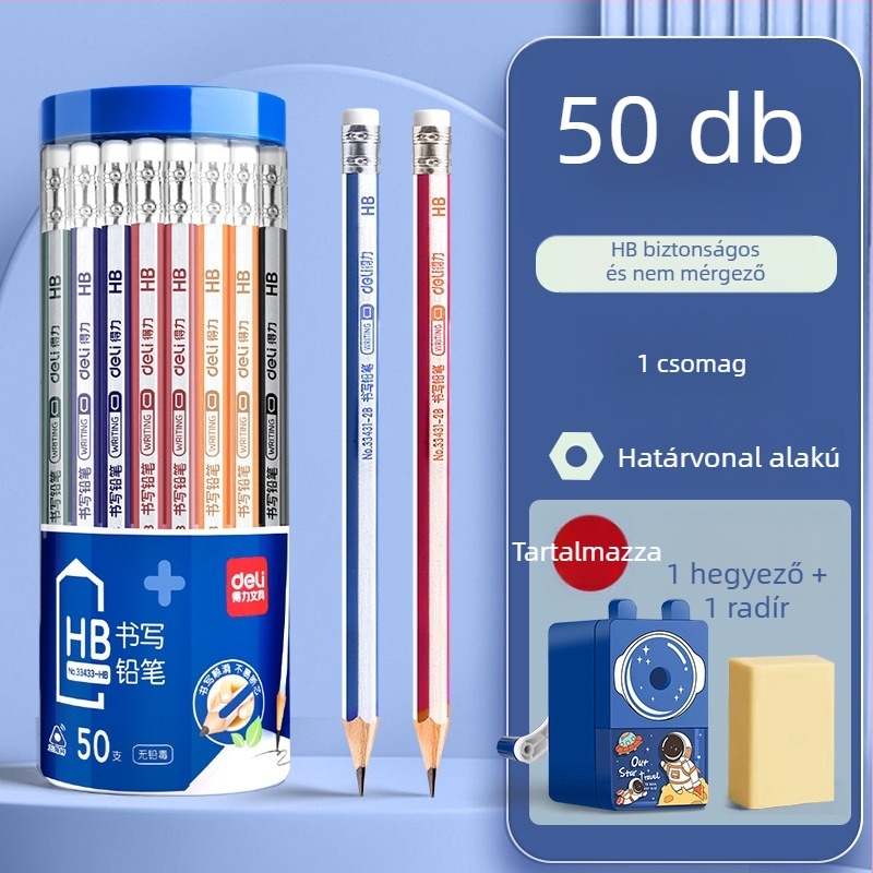 Deli kerek fa ceruza 2B óvodások számára
