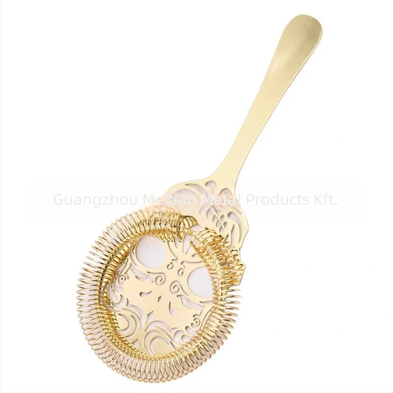 Rozsdamentes acél koktéljég szűrő, Nuobaichen, 91 g, 2022-ben bemutatva, egyedi csomagolás