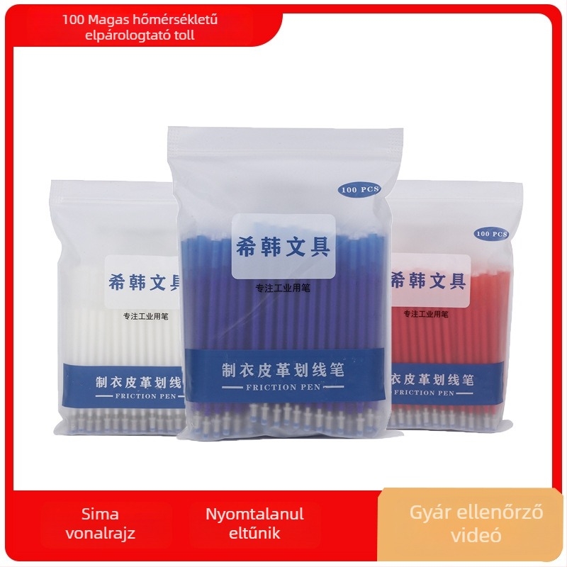 Magas hőmérsékletű elhalványító toll refil ruházathoz és bőrhöz, 1.0 mm, Xihan Stationery