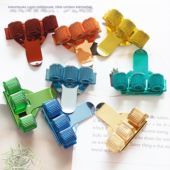 ALK fém tollklipsz – fix tolltároló, 39×40 mm